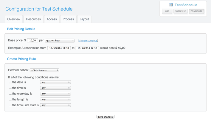 Set up pricing